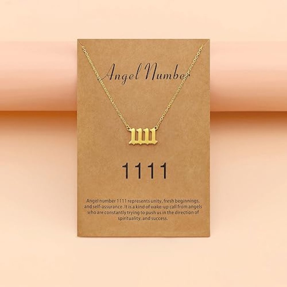 Numerology- Angel Number Necklace for Women Dainty